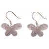 Silver Plated Butter Fly Dangle Earring